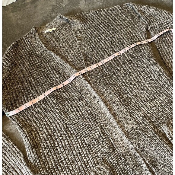 Haute Monde Womens Cardigan Sweater Gray Size M Lightly Worn - Picture 3 of 4